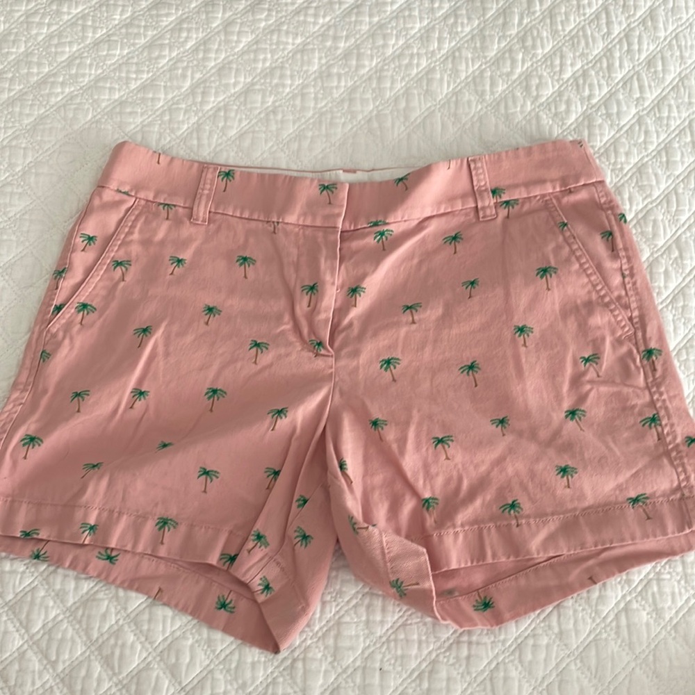 J Crew palm tree shorts